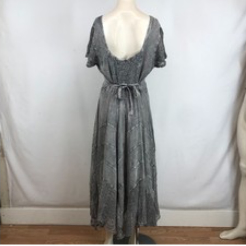 Sakkas | gray marigold embroidered pixie dress - Picture 2 of 12